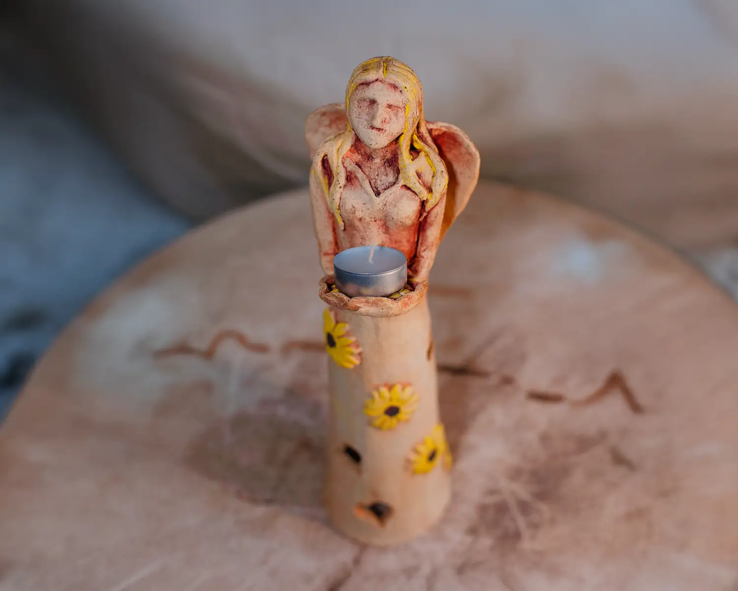 Keramická andělka plastika Keramická andělka plastika